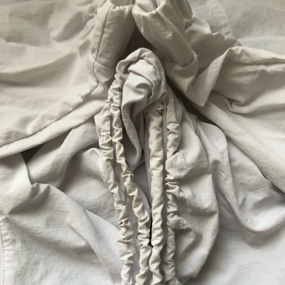 Alo Yoga Cropped 1/4 Zip Alumni Pullover White S - Picture 11 of 15